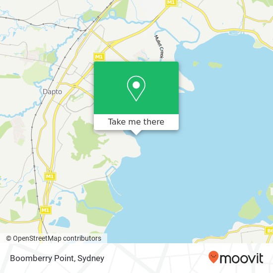 Boomberry Point map