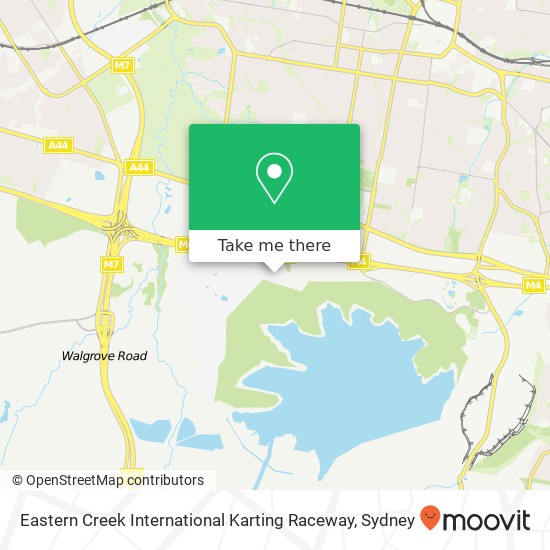 Eastern Creek International Karting Raceway map