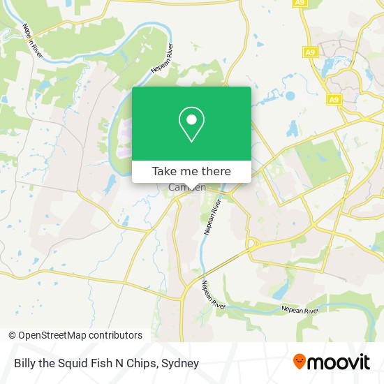 Billy the Squid Fish N Chips map