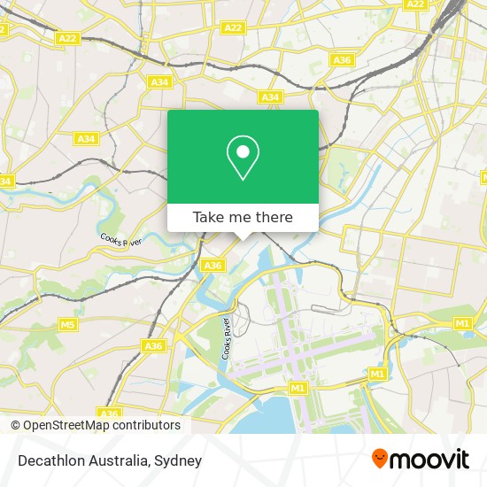 Mapa Decathlon Australia