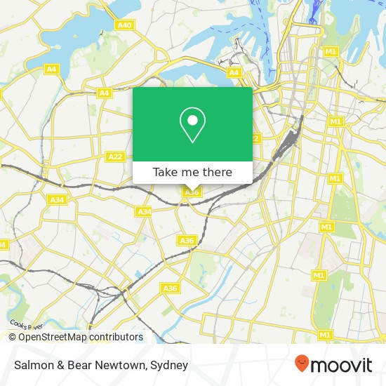 Salmon & Bear Newtown, 226 King St Newtown NSW 2042 map