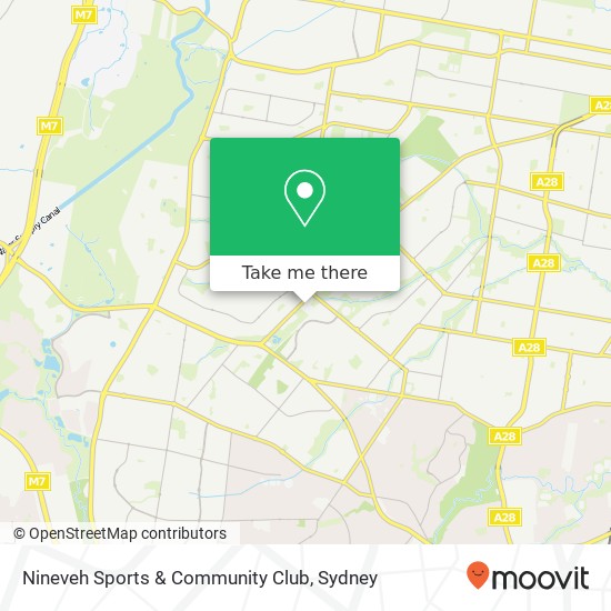 Nineveh Sports & Community Club, 673 Smithfield Rd Edensor Park NSW 2176 map