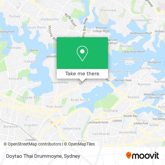 Mapa Doytao Thai Drummoyne