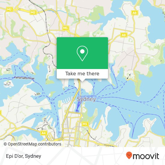 Epi D'or, Bligh St Kirribilli NSW 2061 map