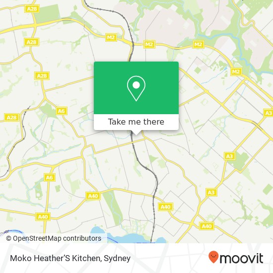 Moko Heather’S Kitchen, 75 Rowe St Eastwood NSW 2122 map