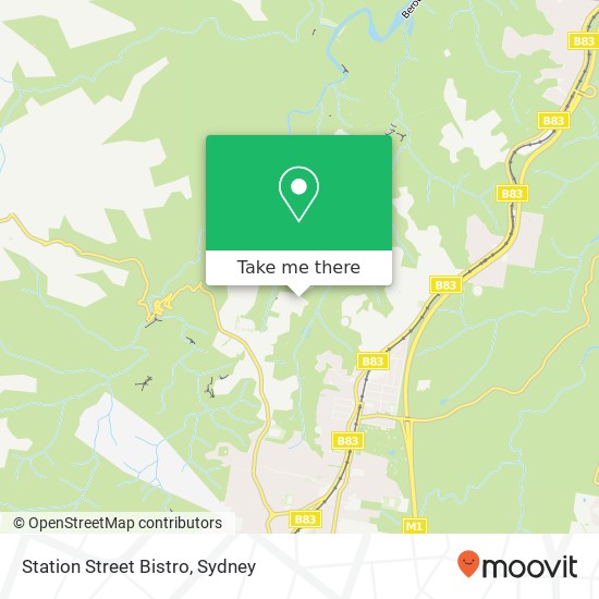 Mapa Station Street Bistro, Altona St Hornsby Heights NSW 2077