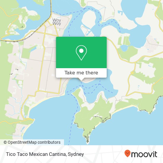 Mapa Tico Taco Mexican Cantina, Ettalong Beach NSW 2257