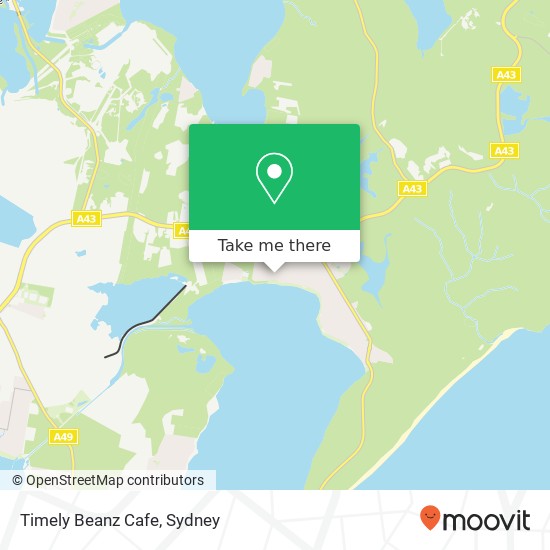 Mapa Timely Beanz Cafe, 97 Anita Ave Lake Munmorah NSW 2259