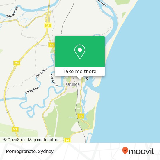Pomegranate, 13 Bonville St Urunga NSW 2455 map