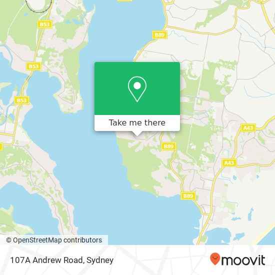 Mapa 107A Andrew Road