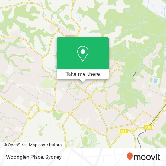 Woodglen Place map