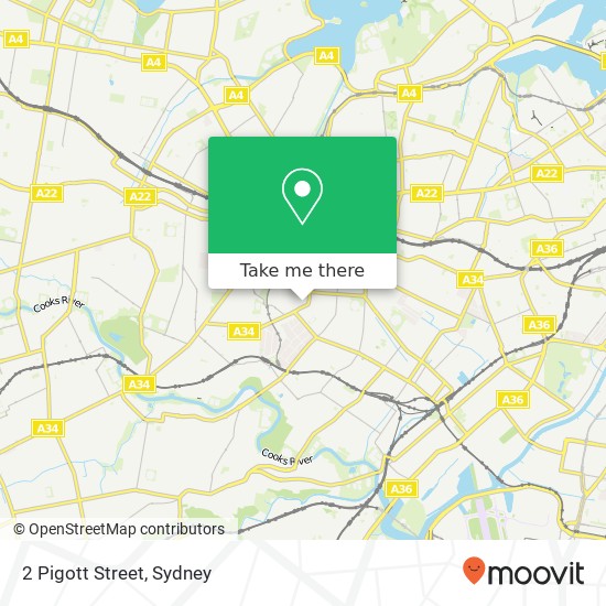 2 Pigott Street map