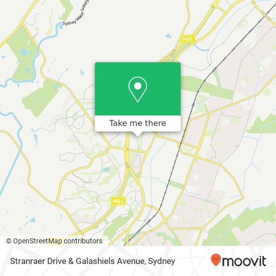 Stranraer Drive & Galashiels Avenue map