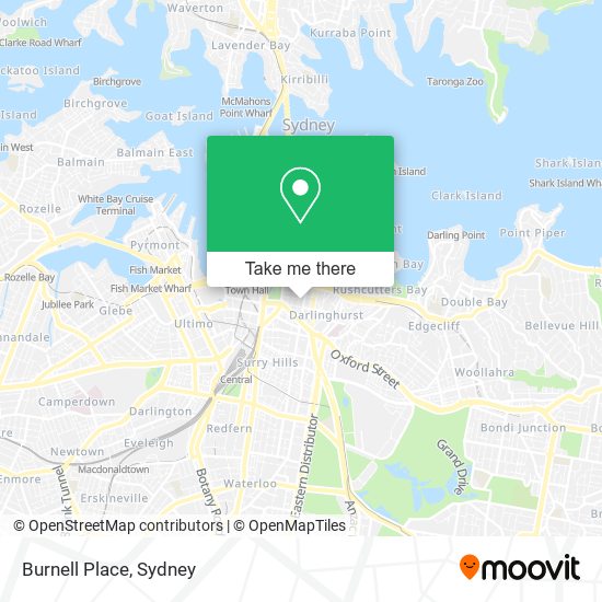 Burnell Place map