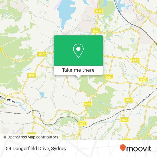 59 Dangerfield Drive map