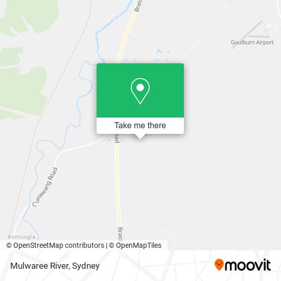 Mulwaree River map