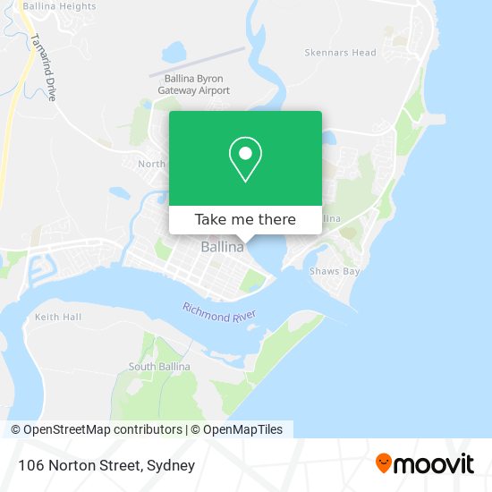 106 Norton Street map