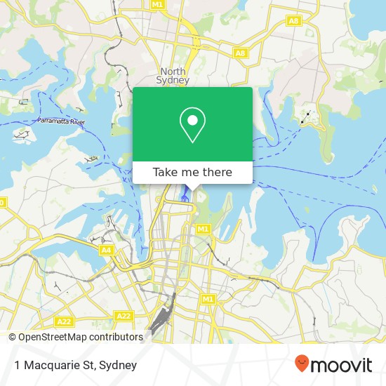 1 Macquarie St map