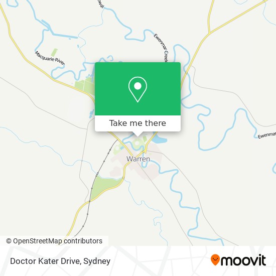 Doctor Kater Drive map