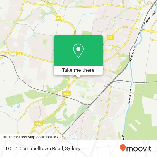 LOT 1 Campbelltown Road map