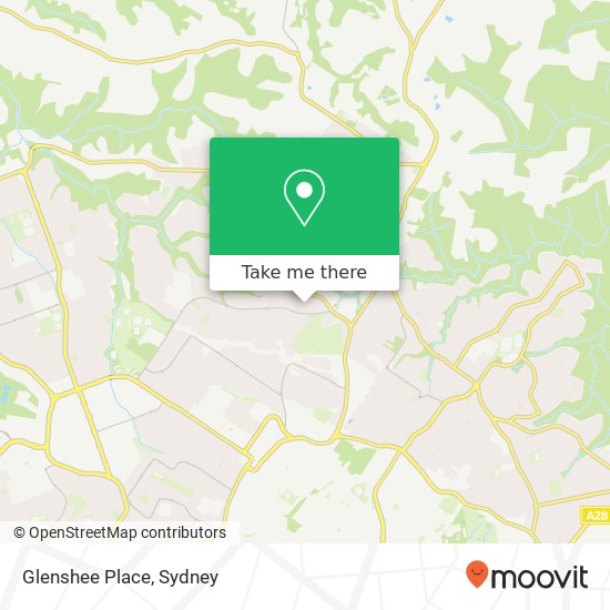 Glenshee Place map