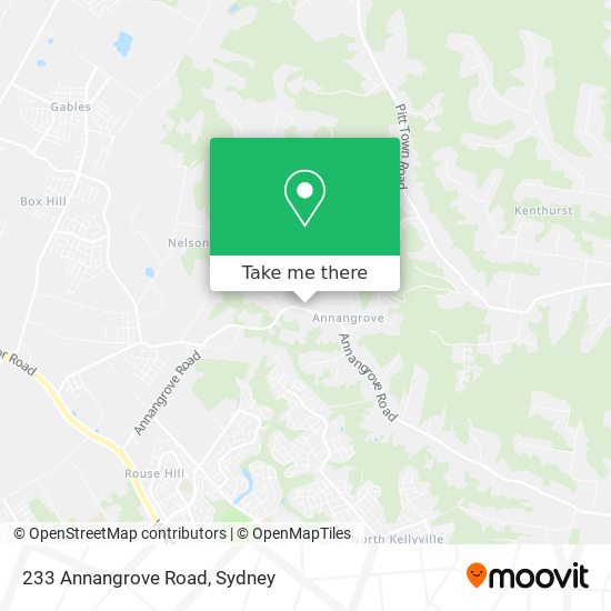 Mapa 233 Annangrove Road