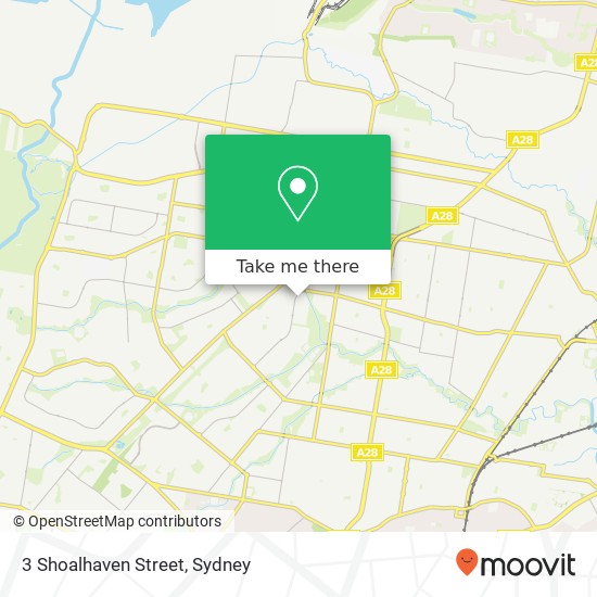 3 Shoalhaven Street map