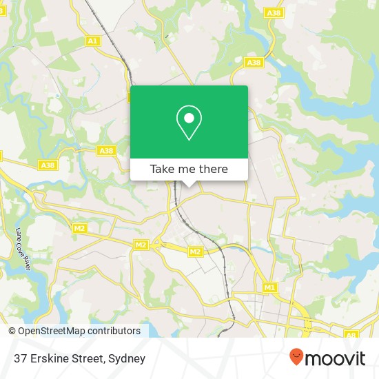 37 Erskine Street map