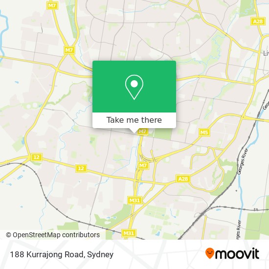 188 Kurrajong Road map