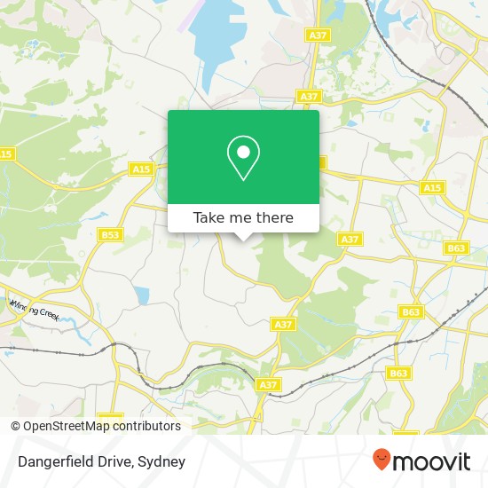 Dangerfield Drive map