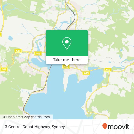 Mapa 3 Central Coast Highway