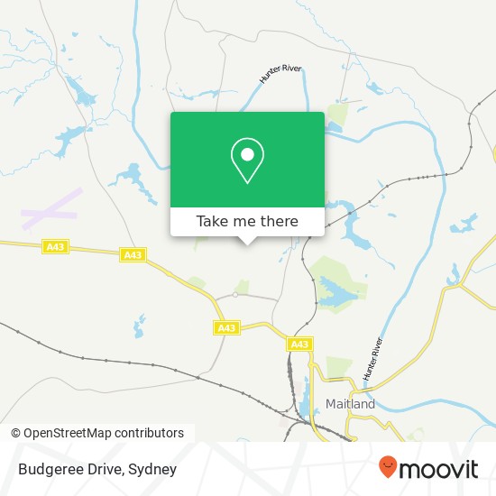 Budgeree Drive map