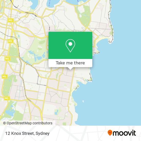 12 Knox Street map