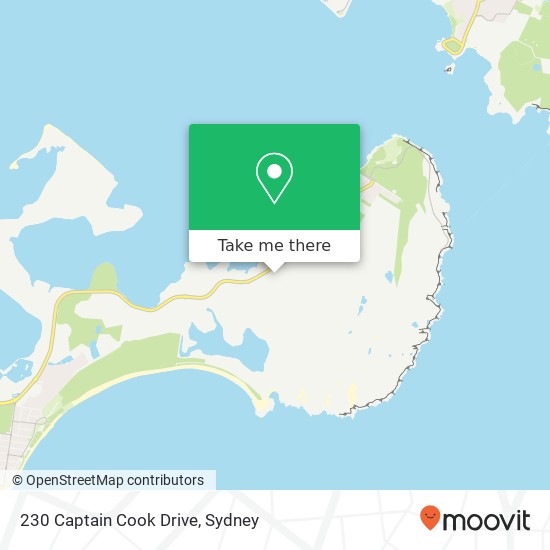 230 Captain Cook Drive map