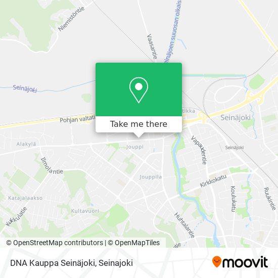 DNA Kauppa Seinäjoki map