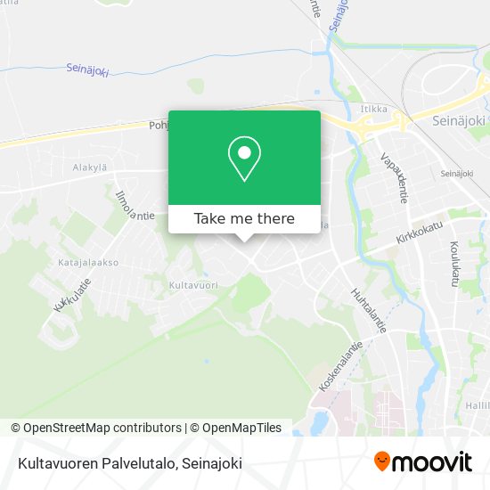 Kultavuoren Palvelutalo map