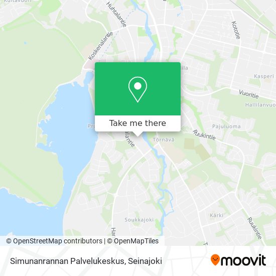 Simunanrannan Palvelukeskus map