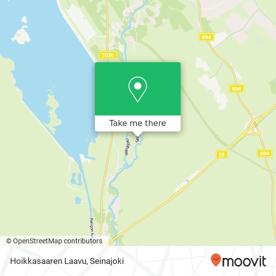 How to get to Hoikkasaaren Laavu in Seinäjoki by Bus?