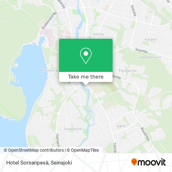 Hotel Sorsanpesä map