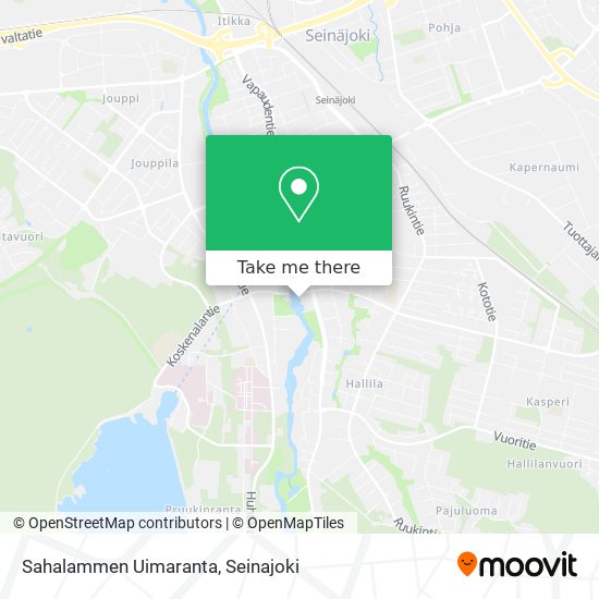 Sahalammen Uimaranta map