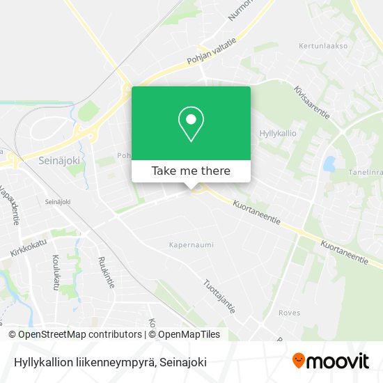 Hyllykallion liikenneympyrä map