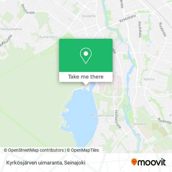 Kyrkösjärven uimaranta map