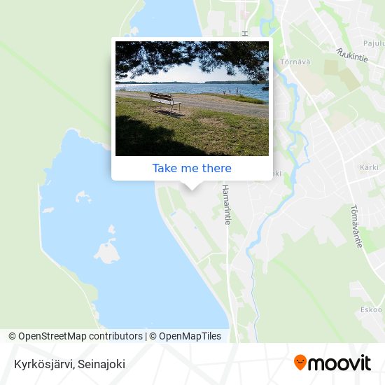 Kyrkösjärvi map
