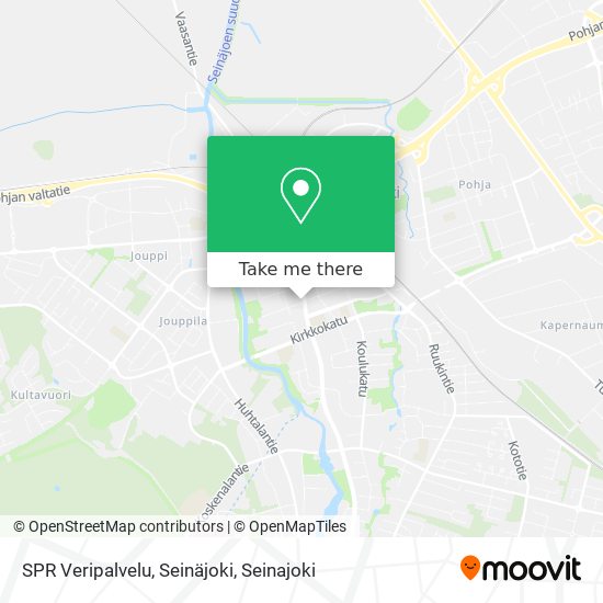 SPR Veripalvelu, Seinäjoki map
