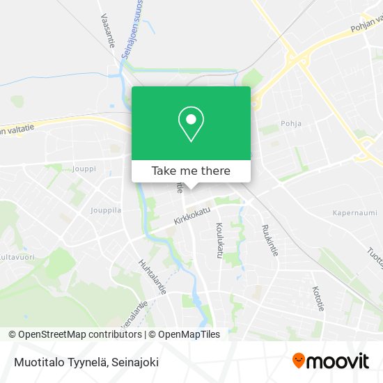 Muotitalo Tyynelä map