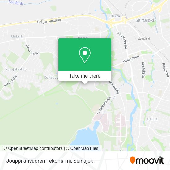 Jouppilanvuoren Tekonurmi map