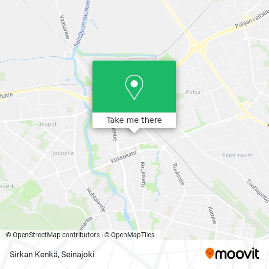 Sirkan Kenkä map