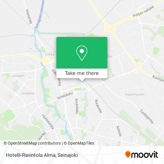 Hotelli-Ravintola Alma map