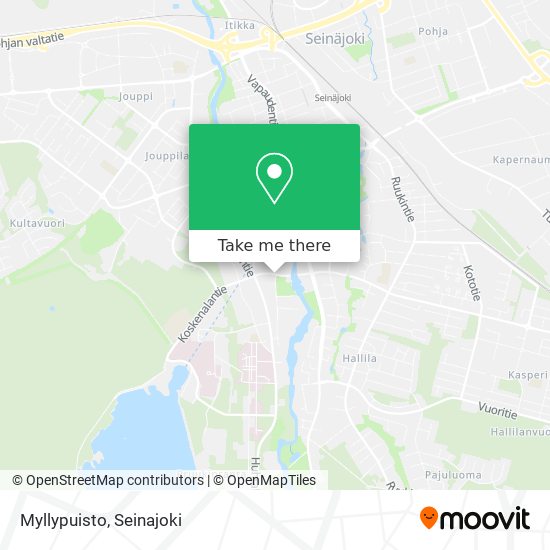 How to get to Myllypuisto in Seinäjoki by Bus?