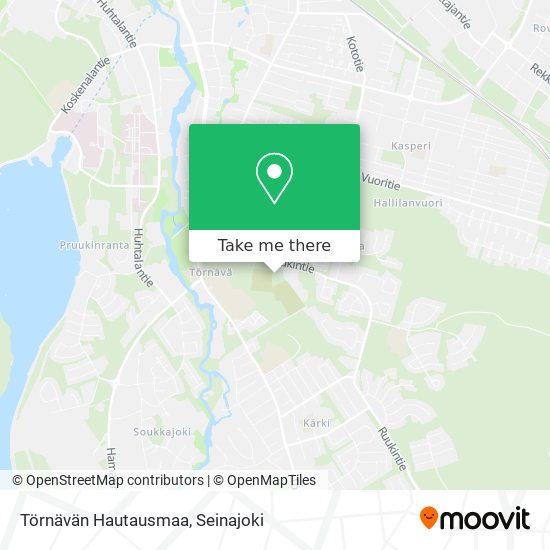 Törnävän Hautausmaa map